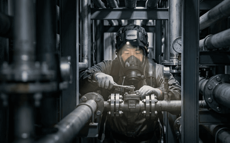 Industrial plant site